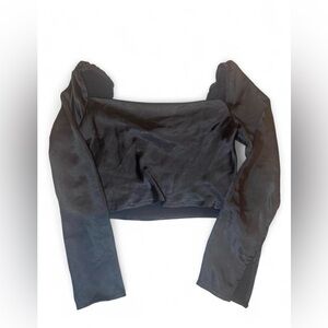 Princess Polly Black Crop Top